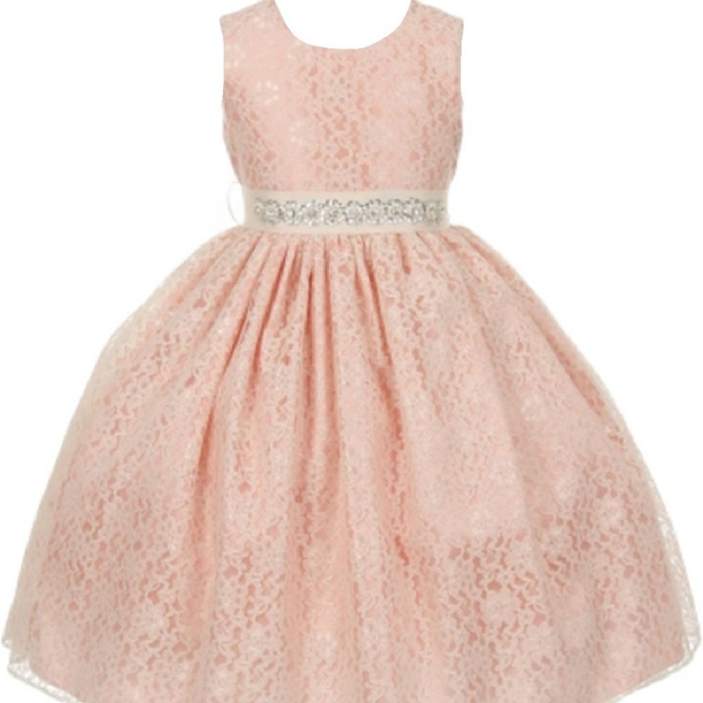 Flower Girl Dress Little Girls Big Girls Toddler Lace Easter Dance Party Dress